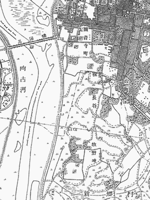 昭和28年測量二万五千分の一地形図の画像