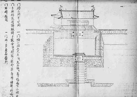 本丸御門絵図