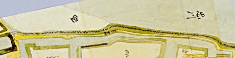 日本古城絵図　下総国古川絵図西帯曲輪部分