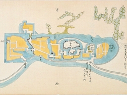 諸国居城之図集　下総古河城図　金沢市画像オープンデータ