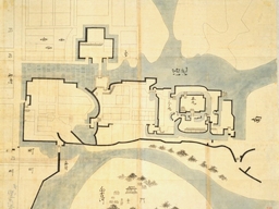 日本古城絵図　下総古河之城　国立国会図書館